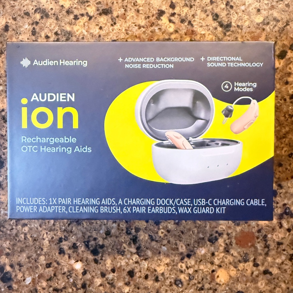 Audien Rechargeable Hearing Aid NWOT